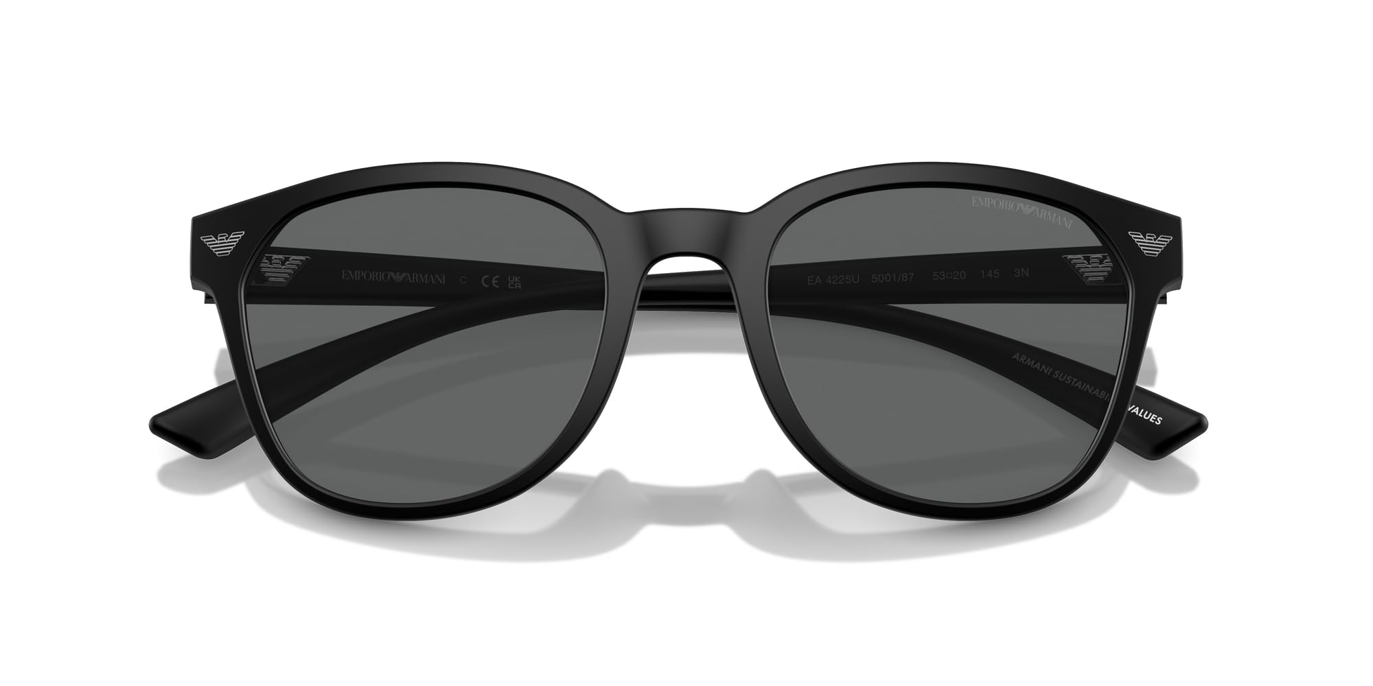 Amazon.com: Emporio Armani Men's EA4225U Universal Fit Round